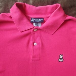 Psycho Bunny Vibrant Pink Polo Shirt